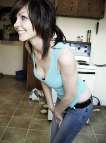 Superb lesbian blonde in