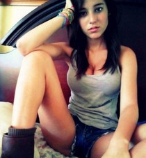 Amazing lesbian brunette